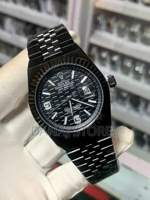 Black Rolex With Box - Bold Fashion Statement Watches