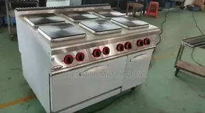 Commercial Electric 6 Hot Plate Cooker With Oven