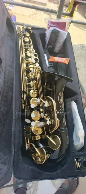 Yamaha Alto Saxophone Black and Gold