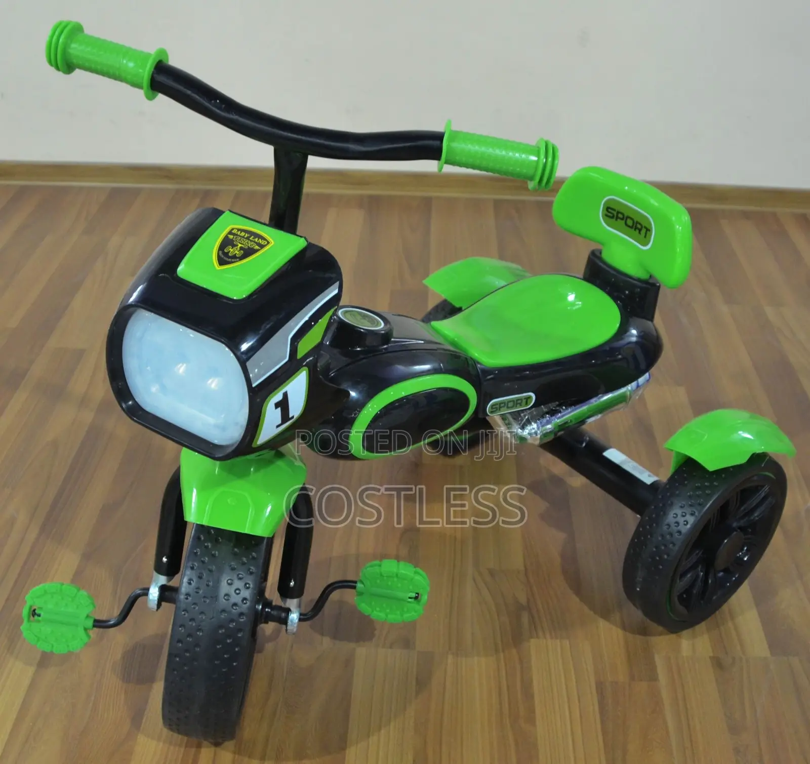 Kids Trike Tricycle With Headlight
