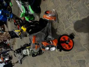 Three-Wheeled Pedal-Powered Ride-on Bicycle for Toddlers.