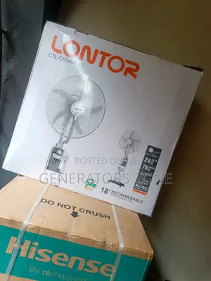 Lontor CRL-Cf046r-18 Rechargeable Mist Fan 18” System