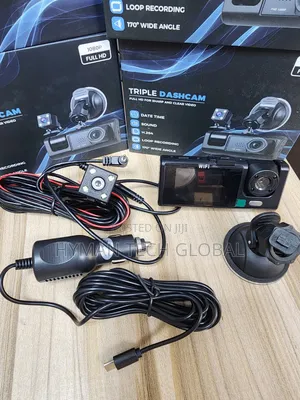 Car DVR Dash Cam Hd Dash Camera Three Way Lens Video Recorder