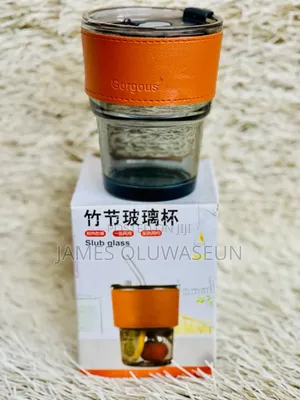 Glass Straw Cup