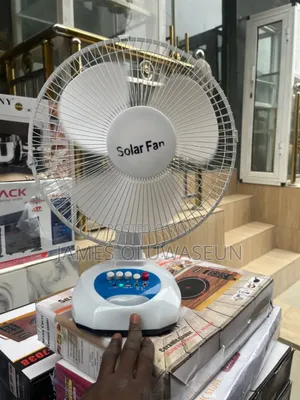12inches Rechargeable Solar Fan