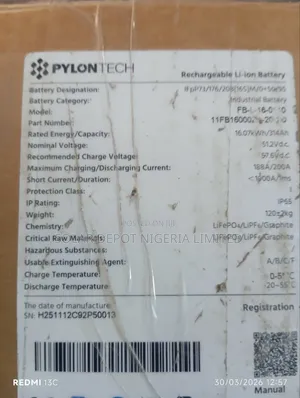 Pylontech 16kwh 51.2v Lithium Battery