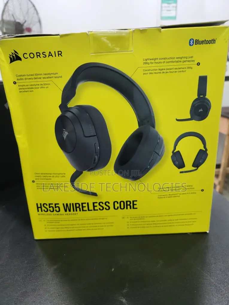 Corsair Hs55 Wireless Core Gaming Headset Wireless Audio or Bluetooth