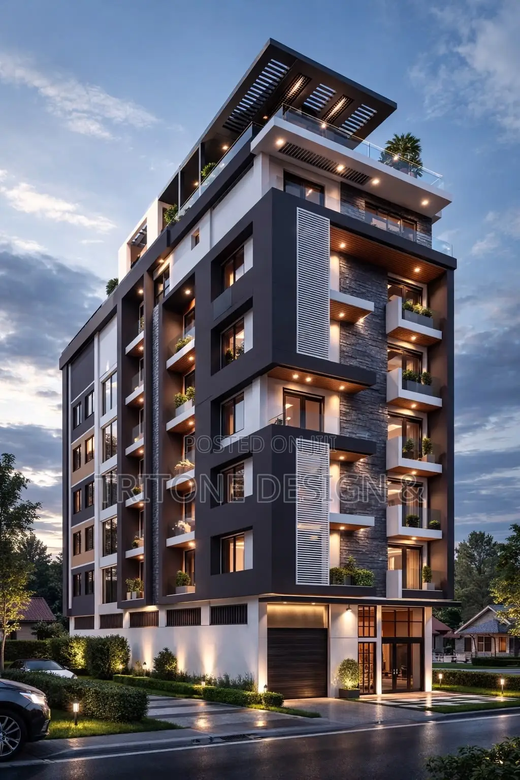 Ultra Modern Hotel Design Visualization