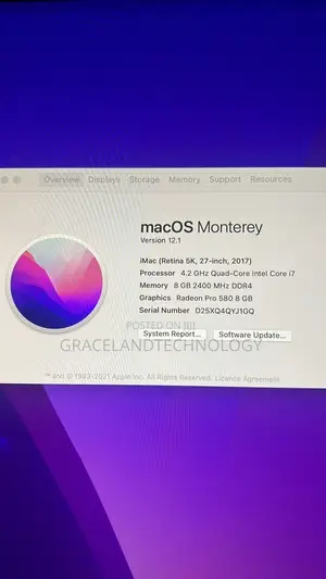 Desktop Computer Apple iMac 32GB Intel Core i7 SSD 1T
