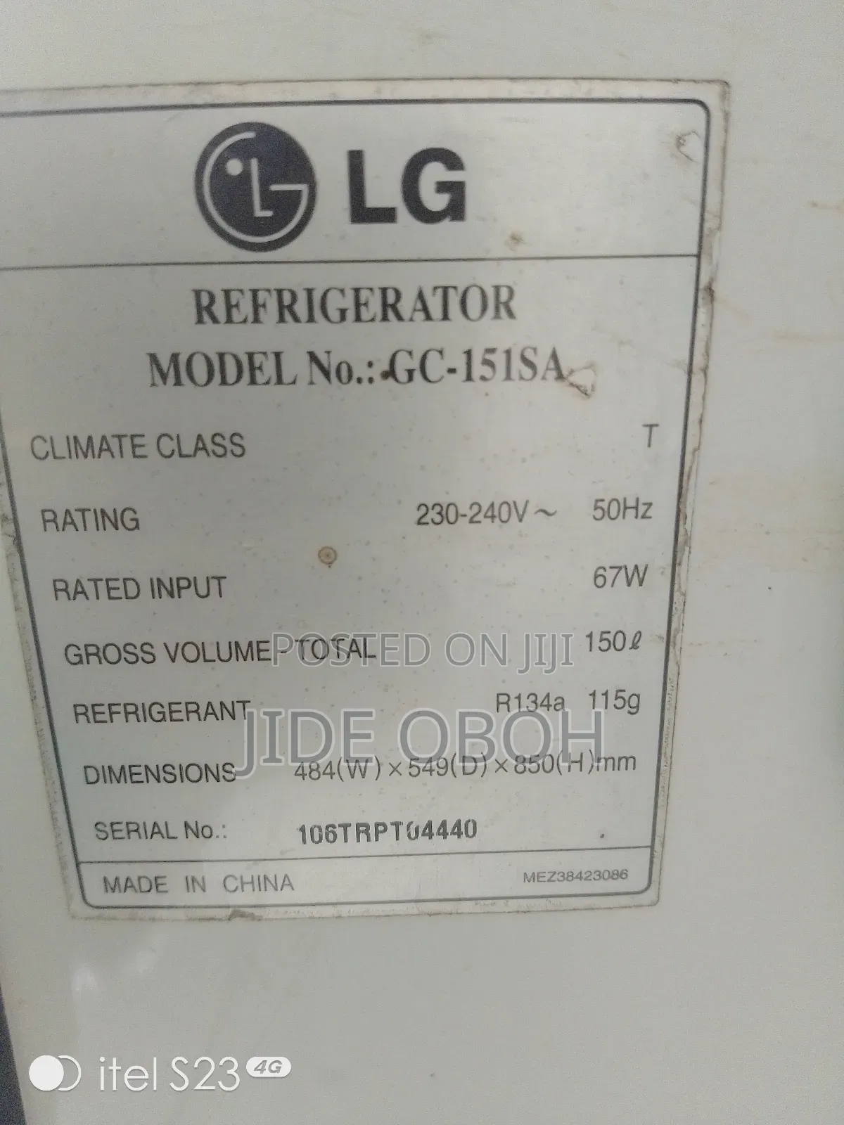 Lg Refrigerator