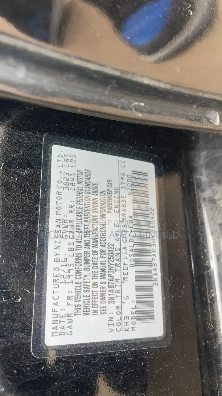 Nissan Sentra SV 2017 Black
