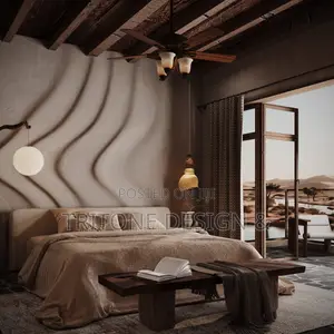 Rustic Hotel Interior Suite