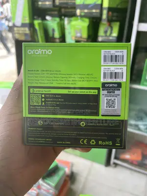 Oraimo Watch 6 Lite Smartwatch (Wireless Calling, 7 Days Battery)