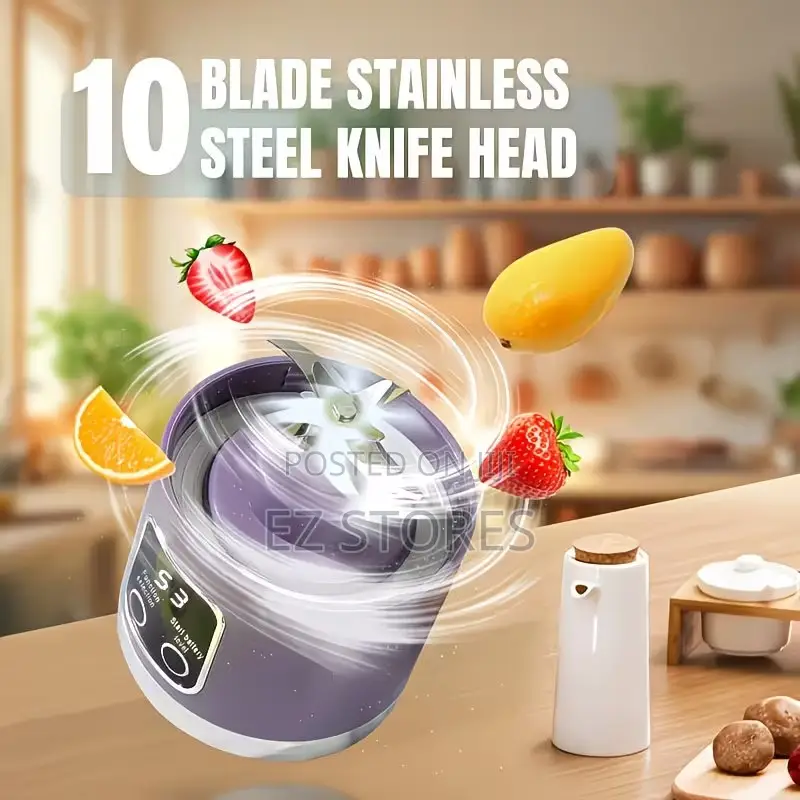 Portable Usb Blender | Mini Smoothie Maker Multi-Speed