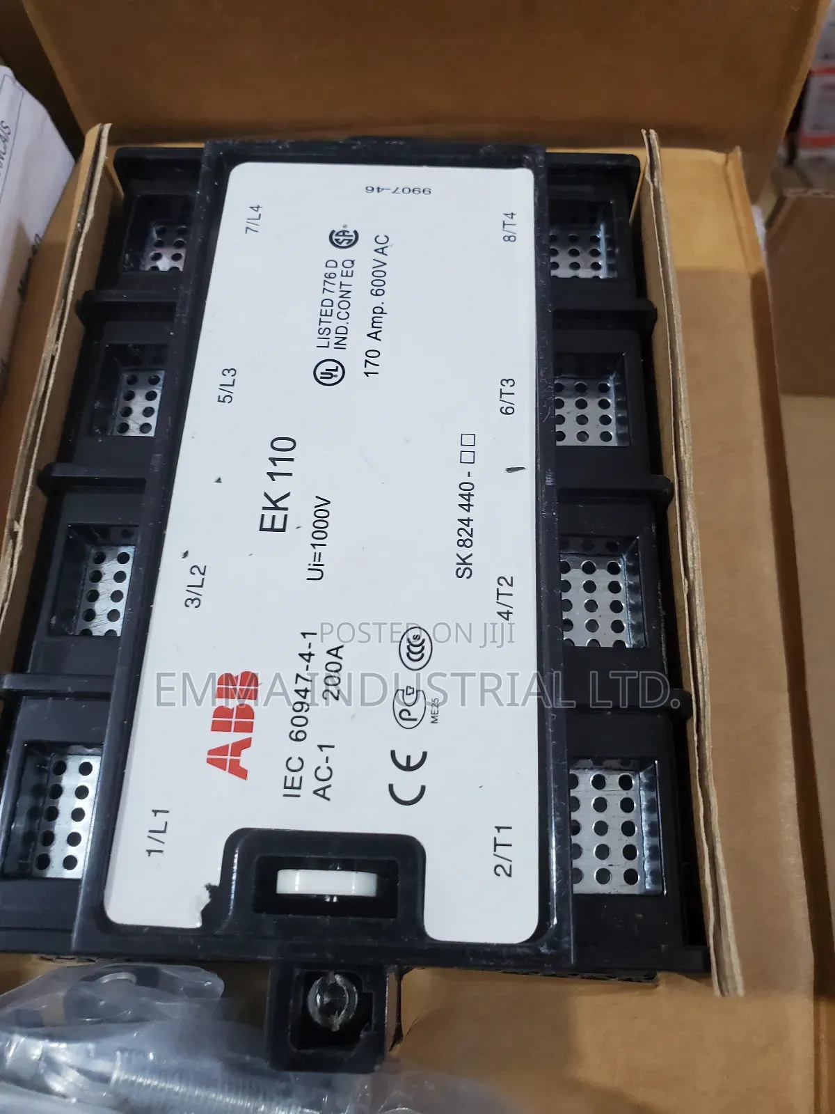 Ek110-40-11 Abb Contactor 4pole 200a