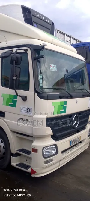 European Used Mercedes Benz Actros 2532 Refrigerated Truck