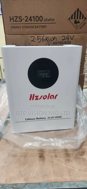 100ah Hzsolar 2.56kwh Lithium Battery