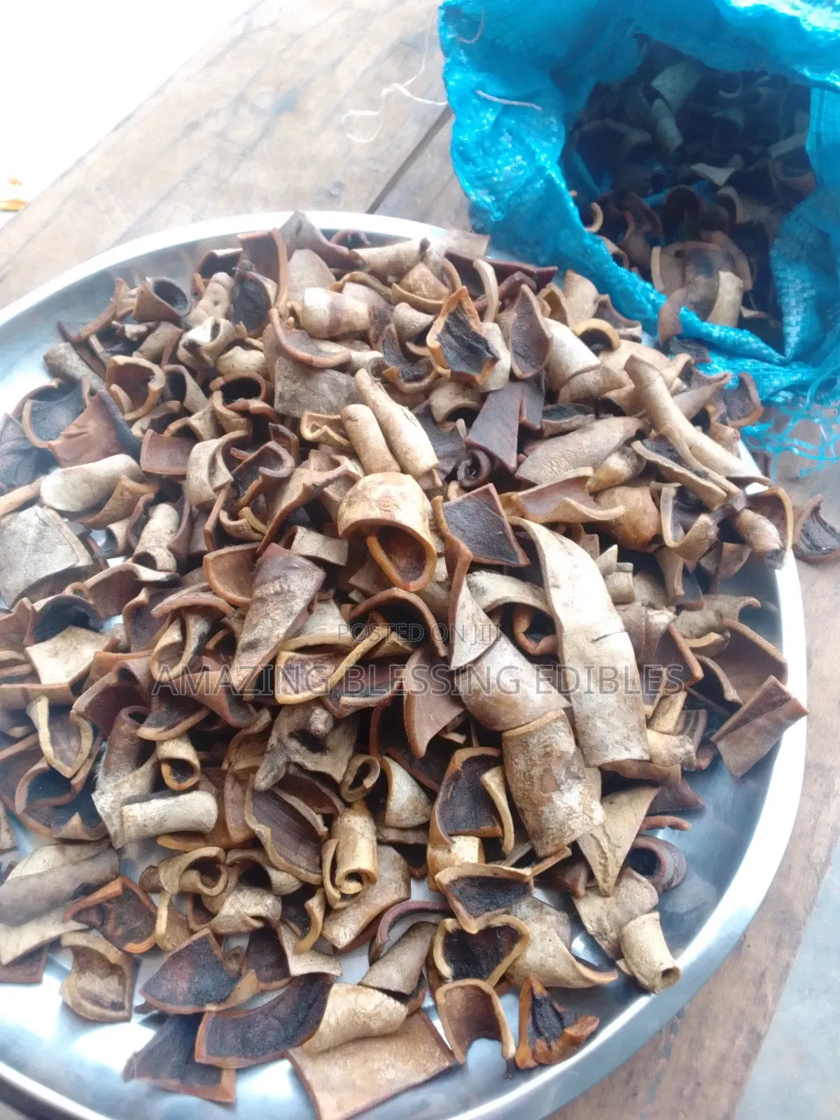White Fried Ponmo