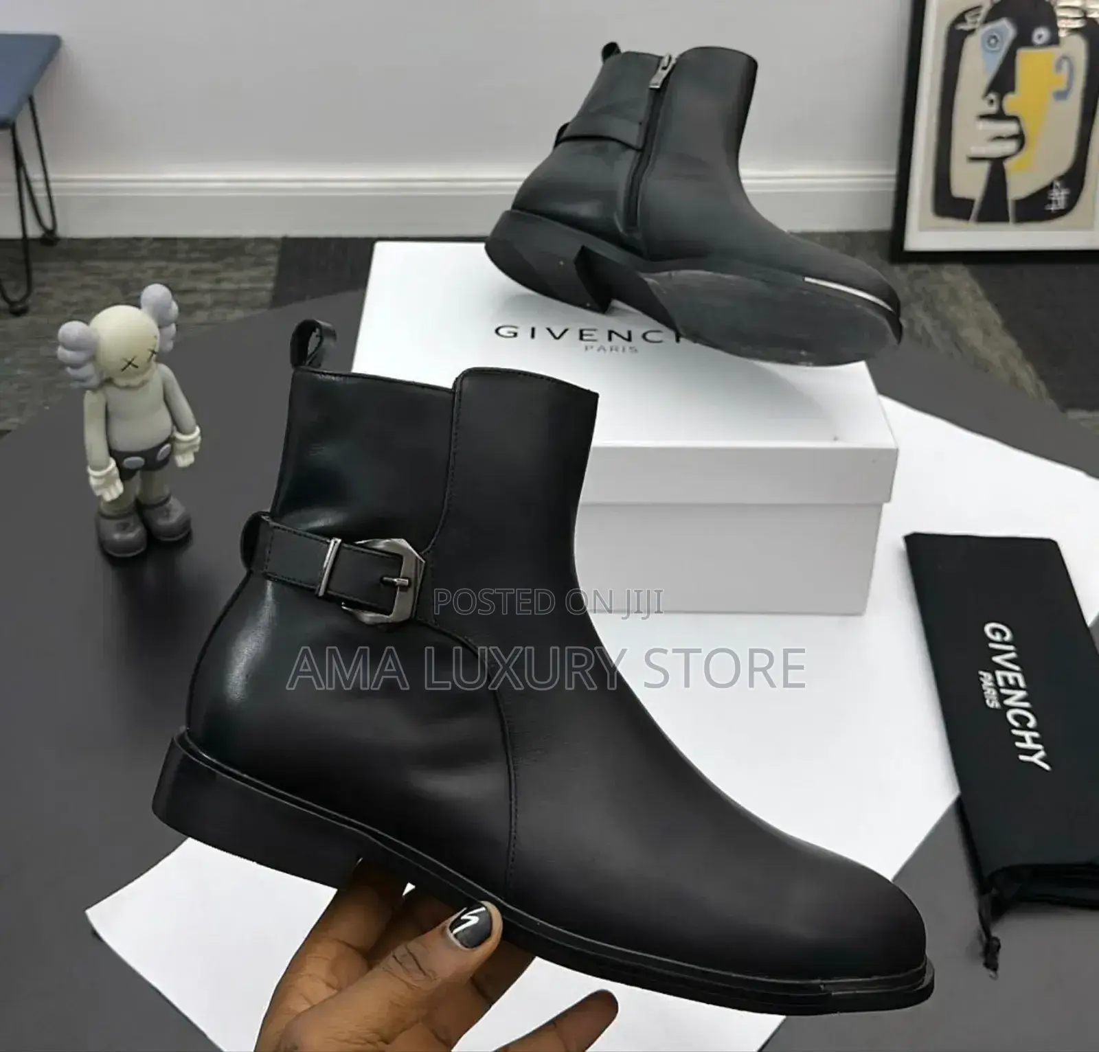 Givenchy Genuine Leather Men's Luxury Chelsea Boot