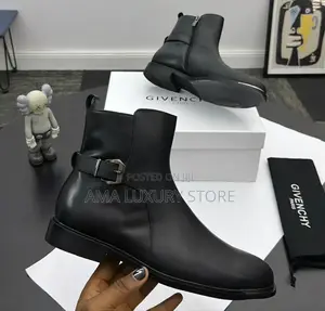 Givenchy Genuine Leather Men's Luxury Chelsea Boot