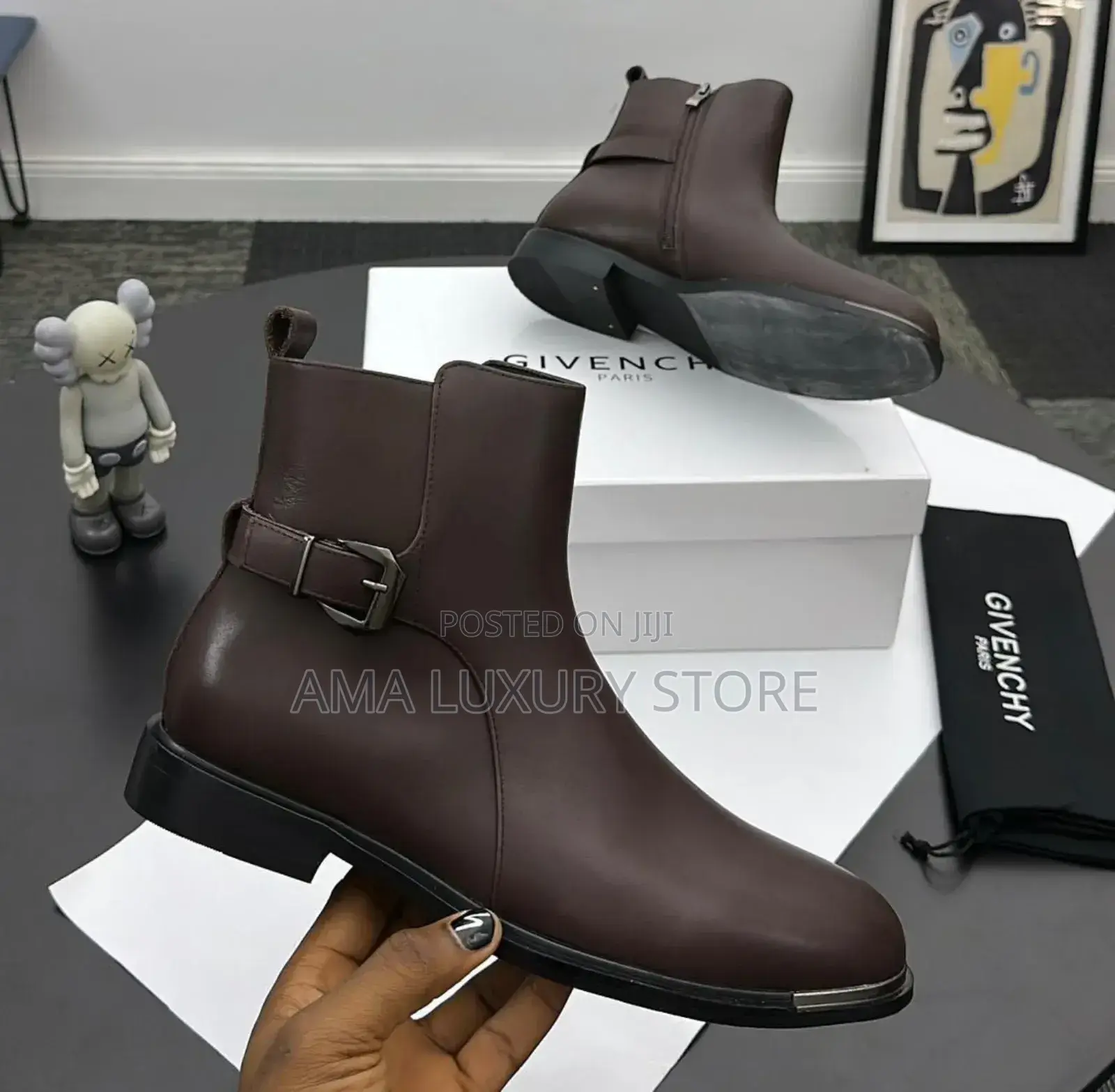Givenchy Genuine Leather Men's Luxury Chelsea Boot
