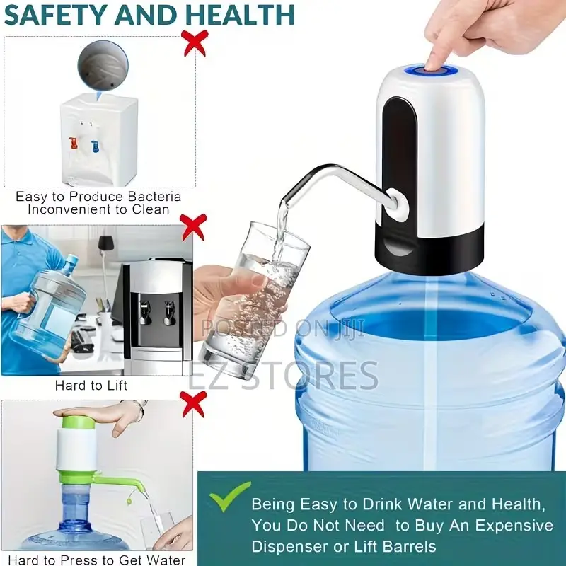 Usb Rechargeable Water Bottle Pump | Automatic Dispenser