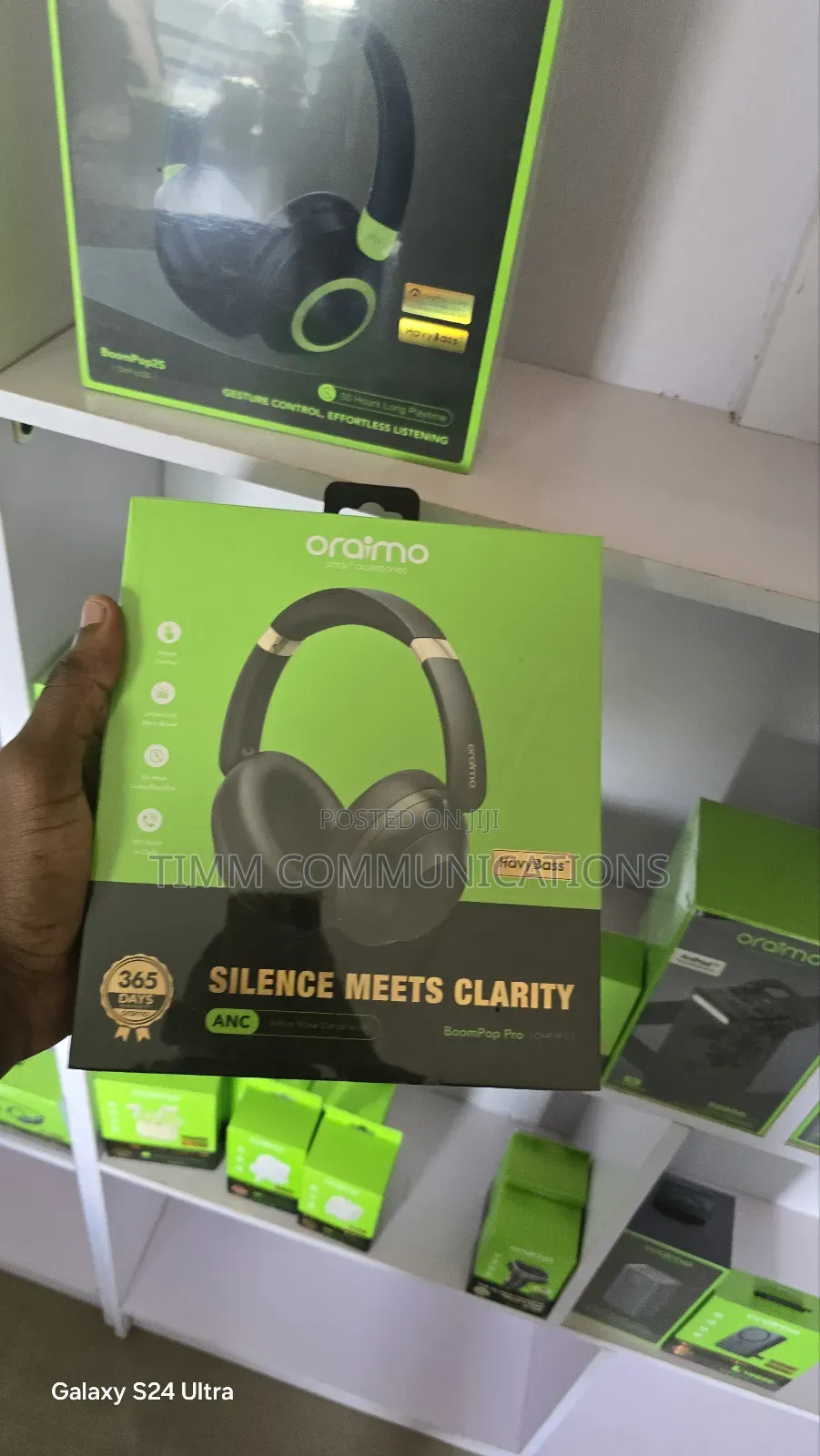 Oraimo Boompop Pro Anc Wireless Headphones