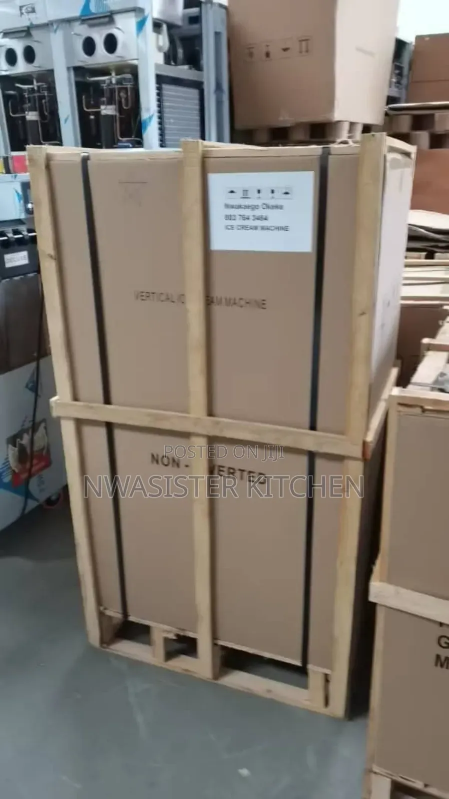 Standing Ice Cream Machine