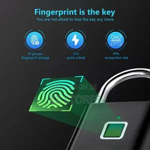 Smart Fingerprint Padlock Usb Rechargeable Security Lock