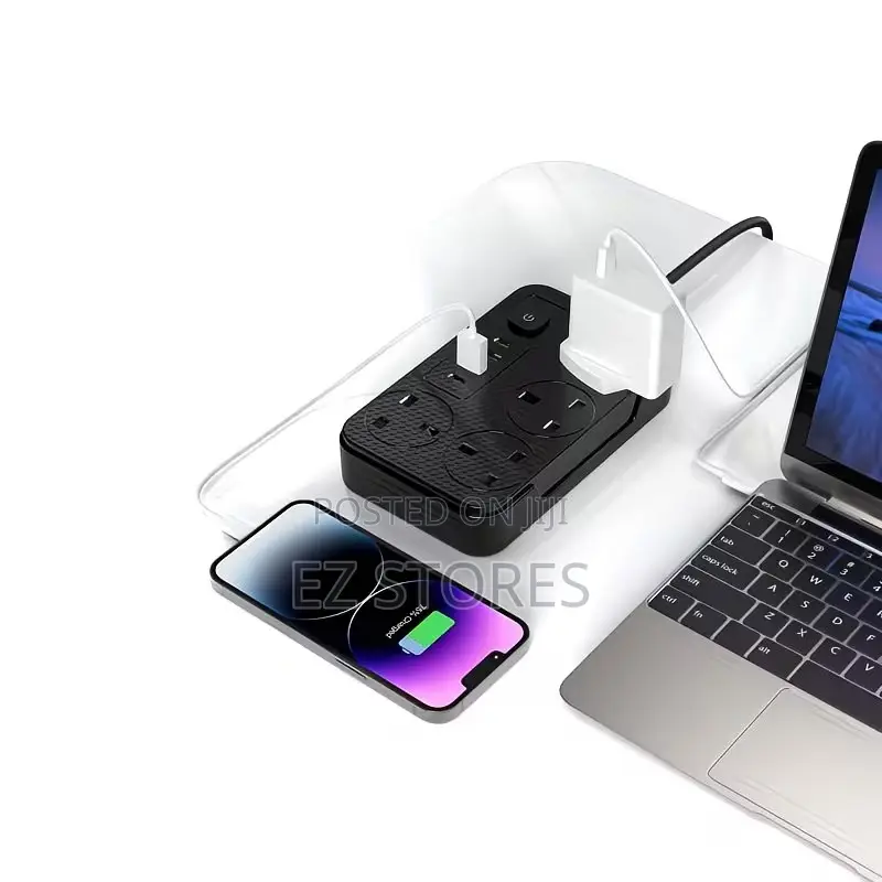 Extension Box 4/6 Sockets Usb Type-C Power Strip