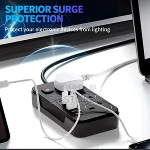 Extension Box 4/6 Sockets Usb Type-C Power Strip