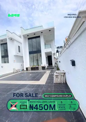 5bdrm Duplex in Ikota for sale
