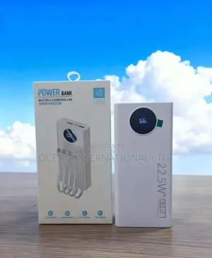 CGN Powerbank Built-in 4 Charging Lines Portable High Capacity