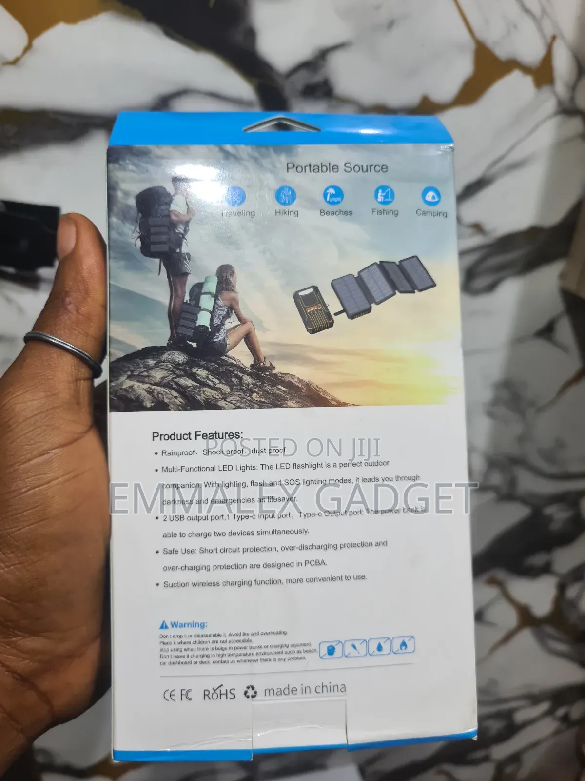 The Solar Panel Power Bank