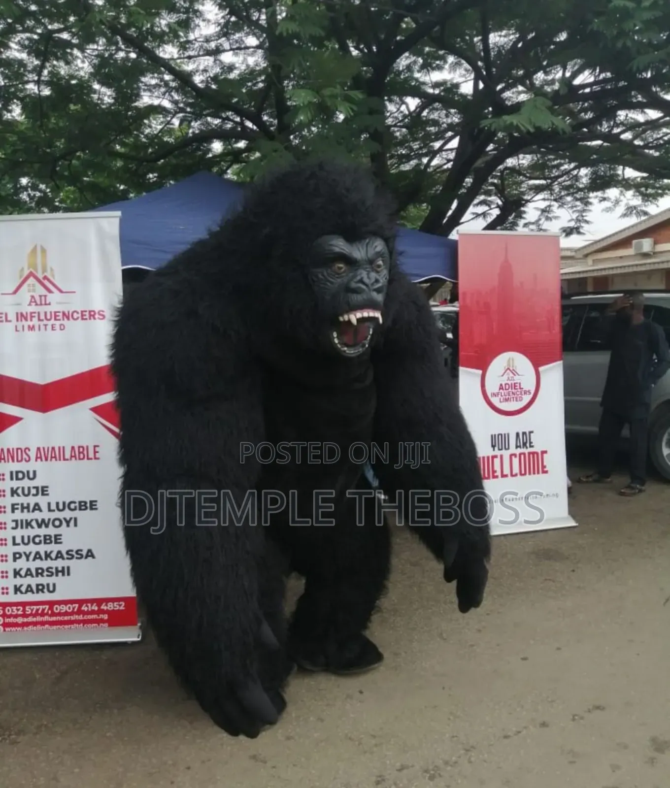 Gorilla Halloween Mascot