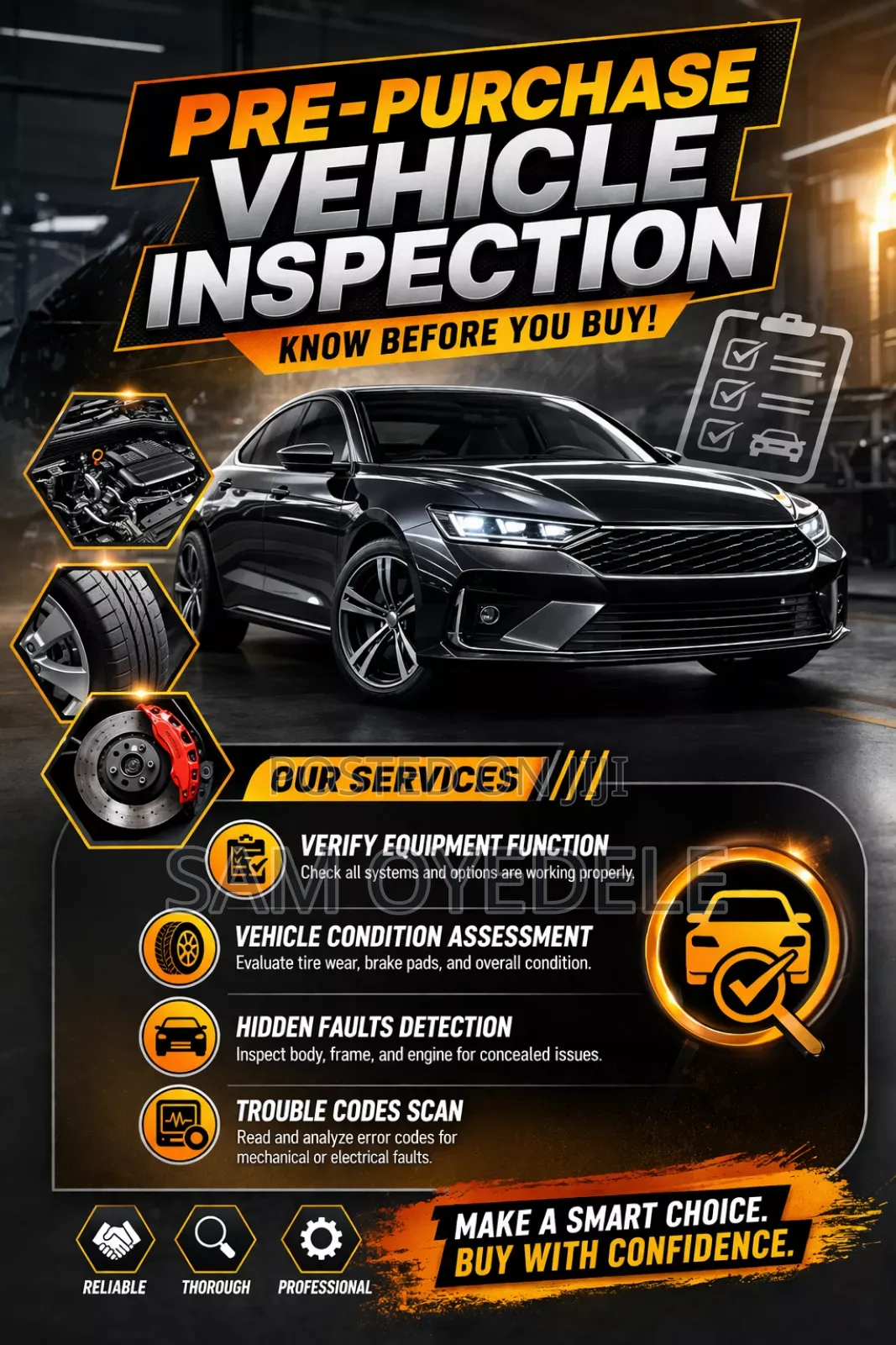 Pre-Purchase Automotive Inspection Service