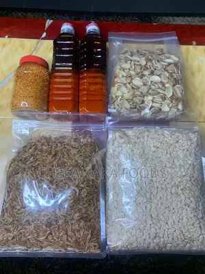 Soup Combo Pack – Crayfish + Ogbonge Palm Oil+Egusi+Ogbono+Free Pepper