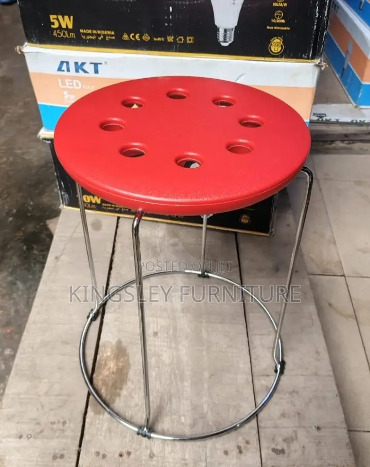 Iron Leg Side Stool