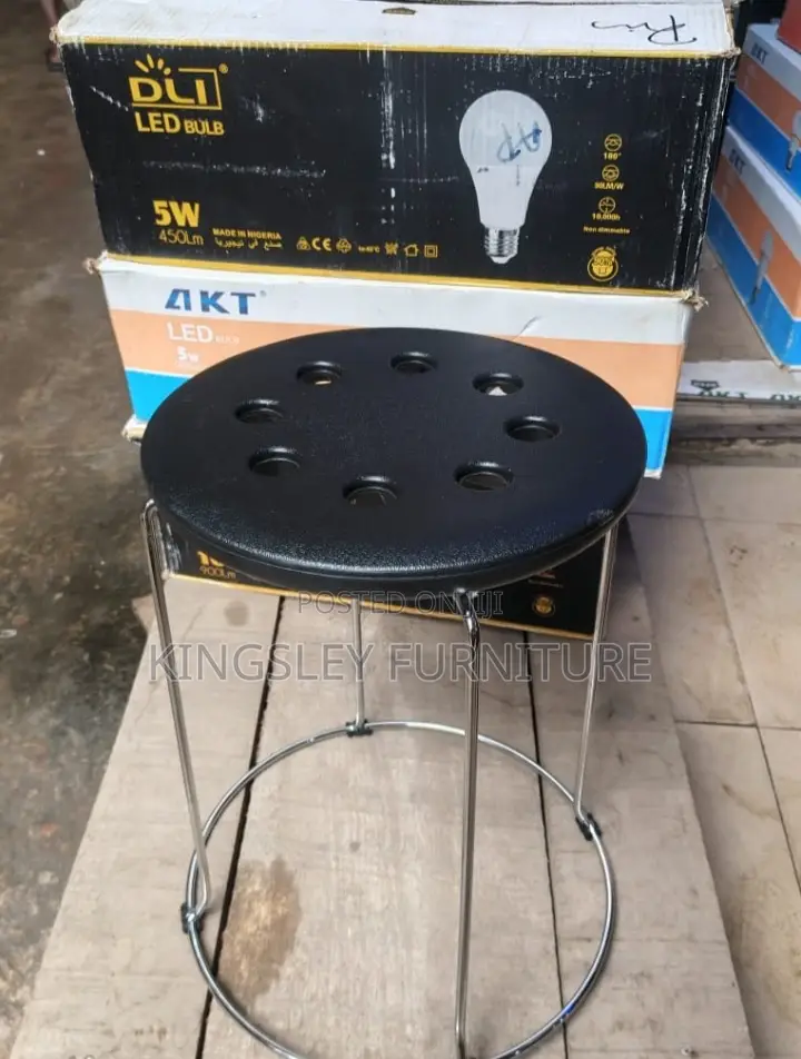 Iron Leg Side Stool