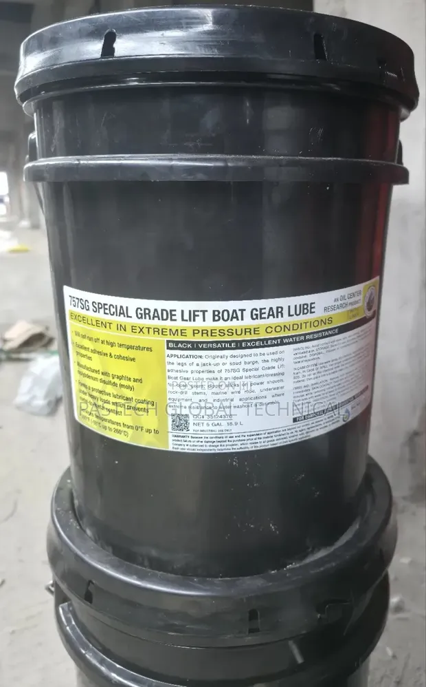 757sg Special Grade Lift Boat Gear Lube (Net 5 Gal 18.9 L) for sale -  PASTECH GLOBAL TECHNICAL NIG.  Price:  250,000 on Jiji.ng [Port-Harcourt]
