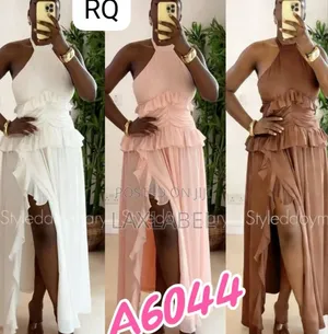 Halter Neck Ruched Maxi Dress