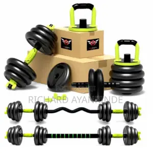 40kg Adjustable 6 in 1 Dumbbell Set