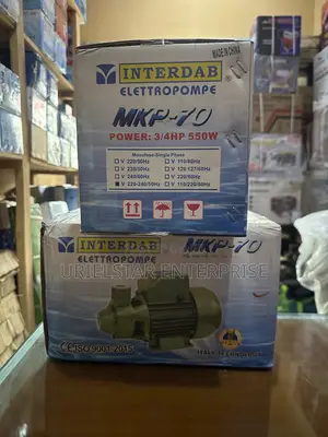Interdab Pumping Machine 0.75hp Suface With Thermostat 100% Copper
