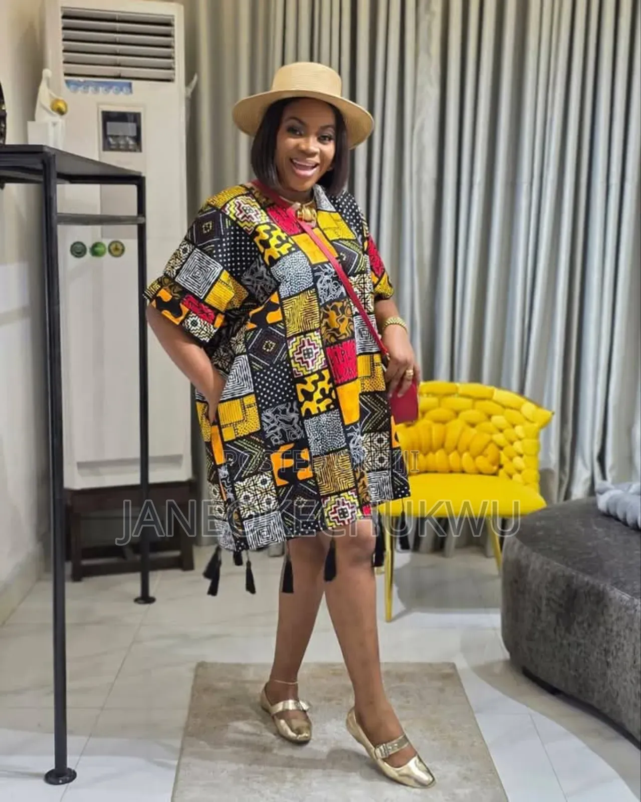 Ankara Short Bubu Dress