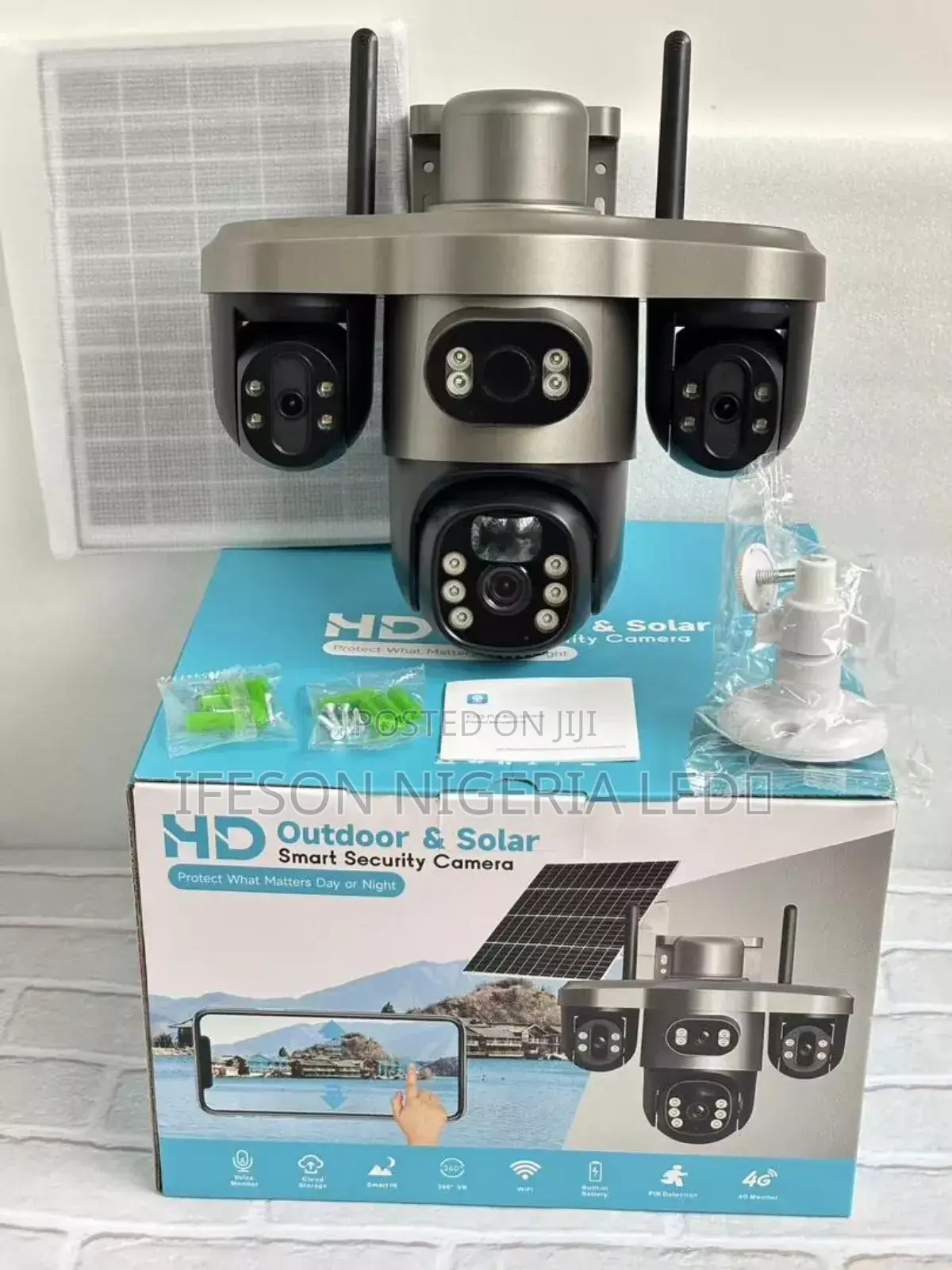 3lens 3view PTZ Security Camera 4g 12pm