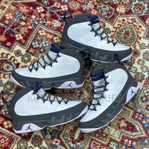 Original Air Jordan 9 Retro Flint Grey Sneakers