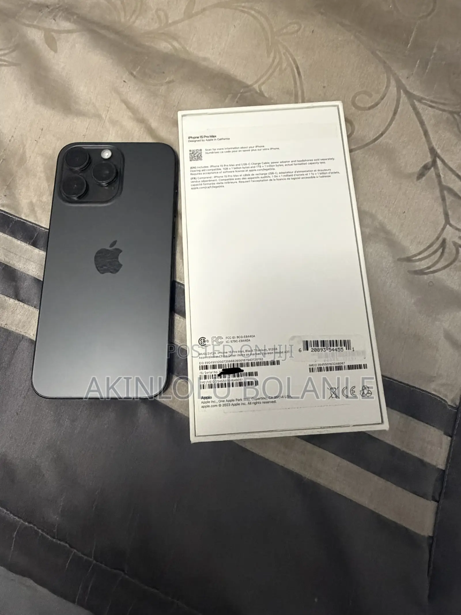 Apple iPhone 15 Pro Max 512 GB Black