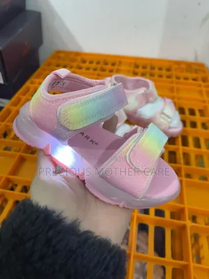Girls Children Quality Light Up Pink Sander