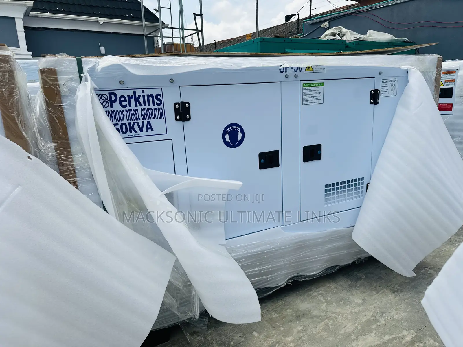 50kva Perkins Soundproof Generator Powerful Engine