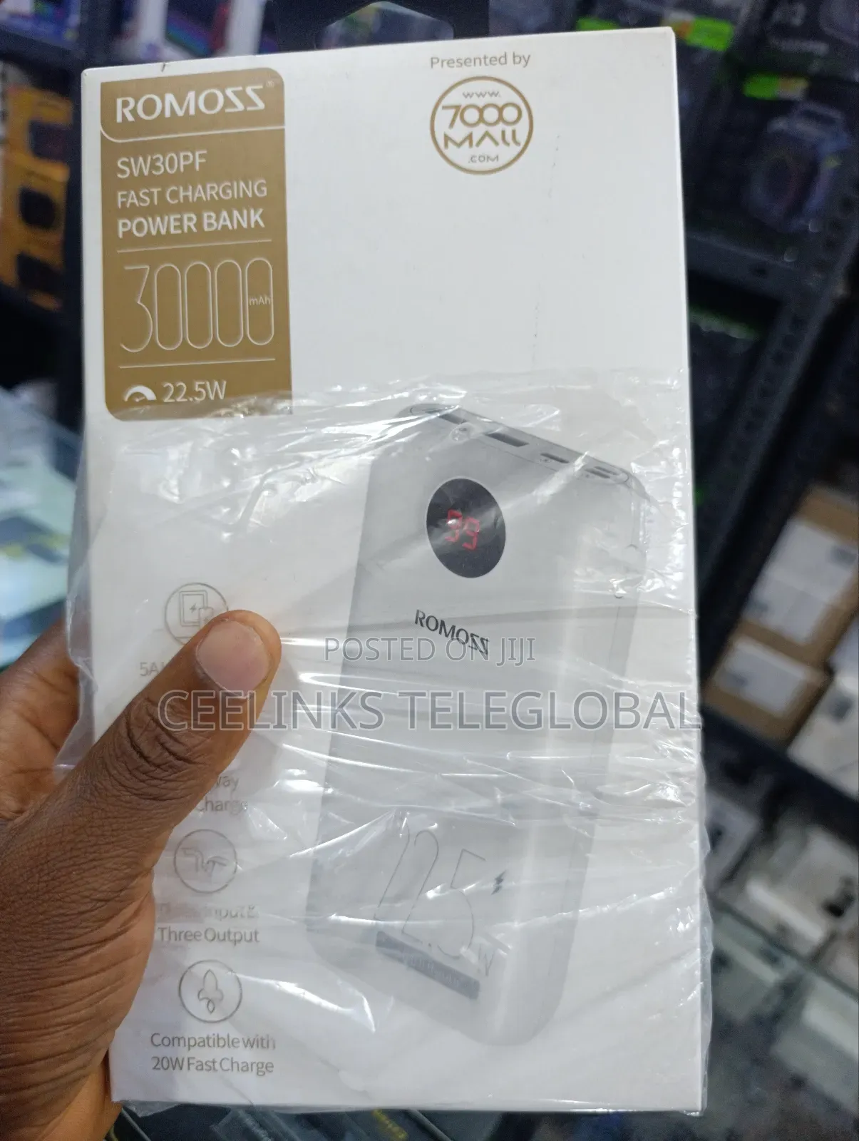 Romoss 30000mah Fast Charging Power Bank